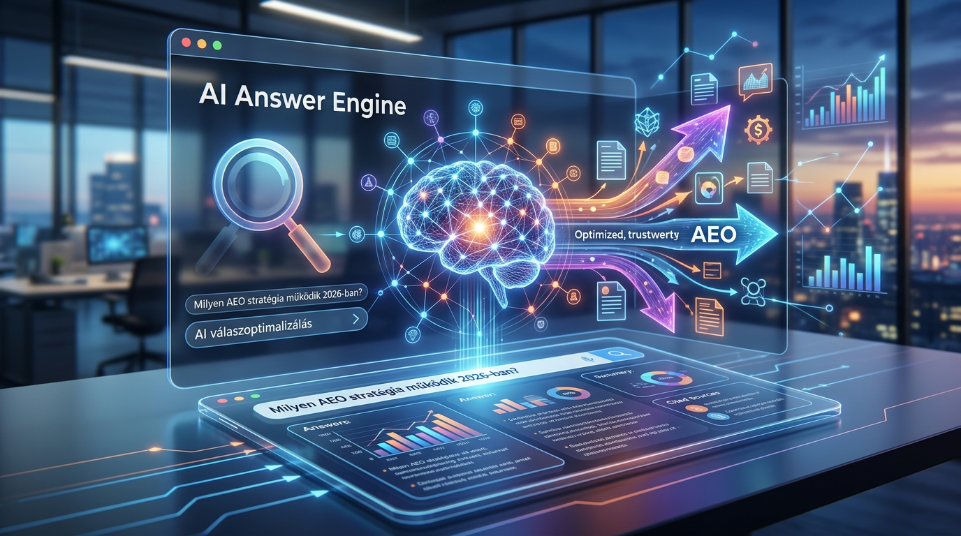 AEO Stratégia 2026: Így kerülj be az AI válaszokba
