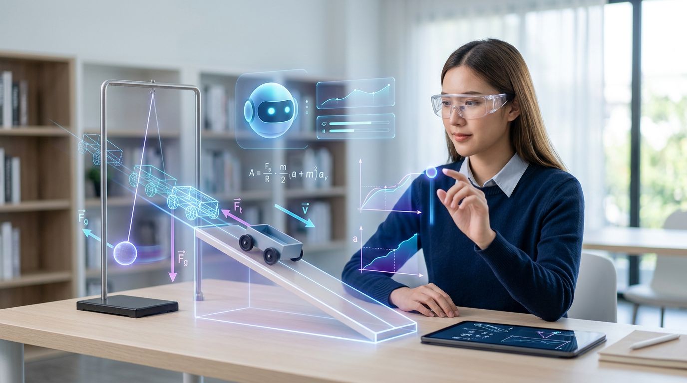 AI physics tutor: A vizuális fizika tanulás jövője
